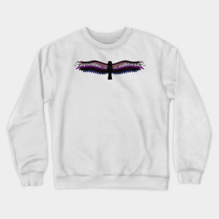 Fly With Pride, Raven Series - Genderfluid Crewneck Sweatshirt